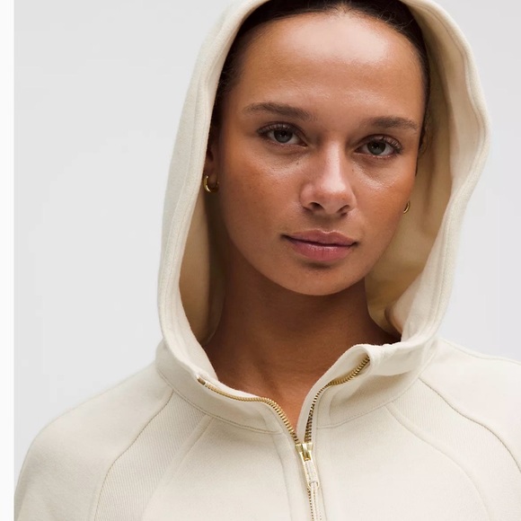 Lululemon Athletica Cream Half-Zip Hoodie - Picture 3 of 6
